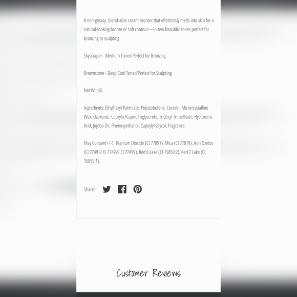 BRAND NEW LES Beauty Cream Bronzer - Picture 3 of 5